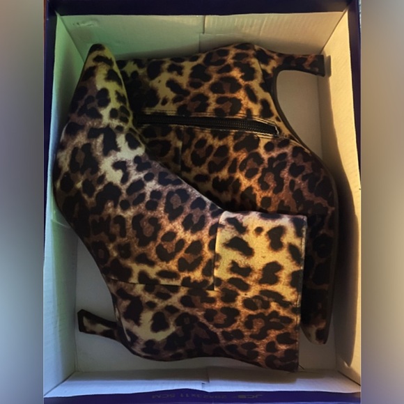 New! MADDEN GIRL Stormyy Booties. Leopard print. Size 7 - Picture 3 of 13